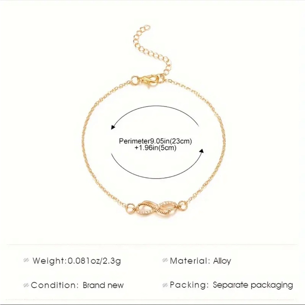 Infinity Anklet - Picture 3 of 3